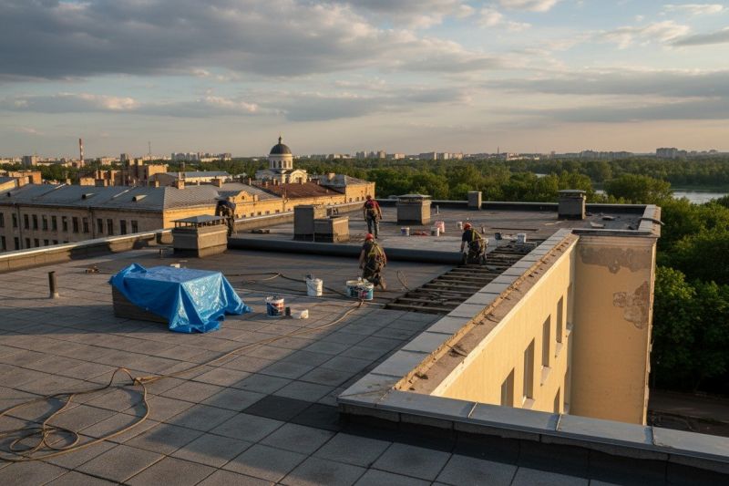 How Flat Roof Replacement Improves Drainage And Waterproofing