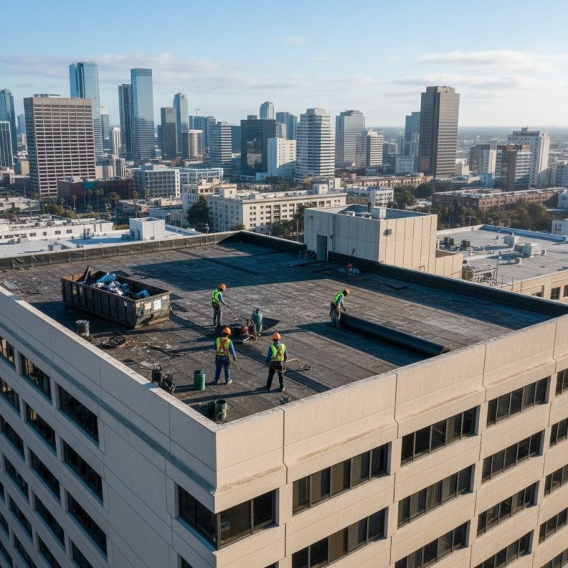 How Flat Roof Replacement Improves Drainage And Waterproofing