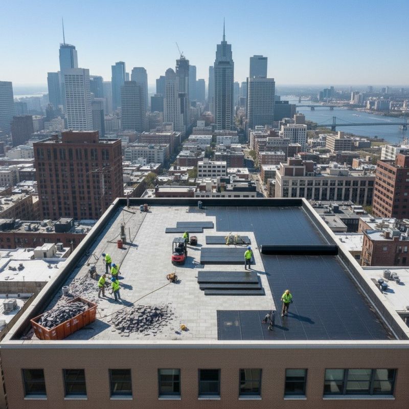 How Flat Roof Replacement Improves Drainage And Waterproofing